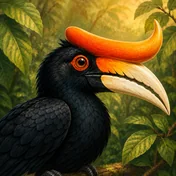 Rhinoceros Hornbill