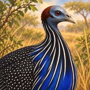 Vulturine Guineafowl