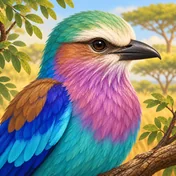 Lilac-breasted Roller